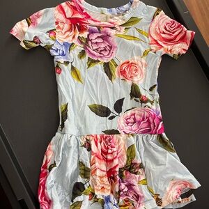 Floral Short Sleeve Dress